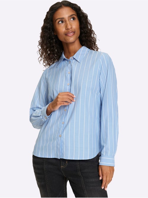 Chemisier Rayé Longues Rayures Affinantes - Taille Standard - helline - Kiabi