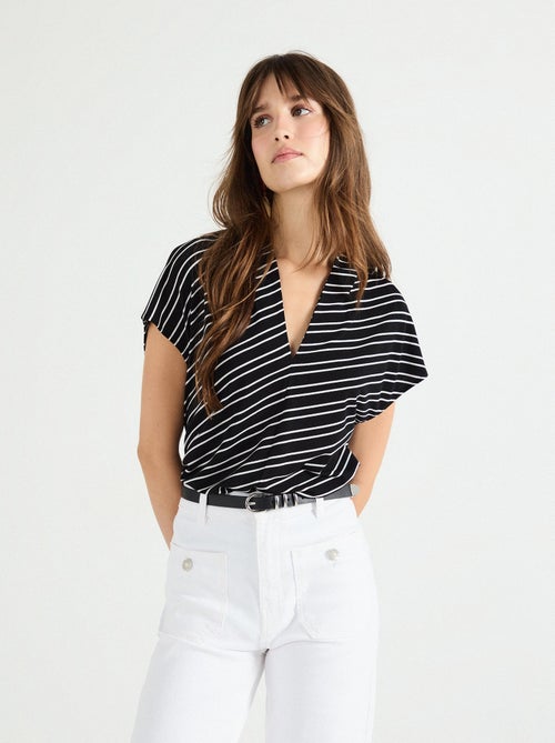 Chemisier rayé MO Fashion - Kiabi