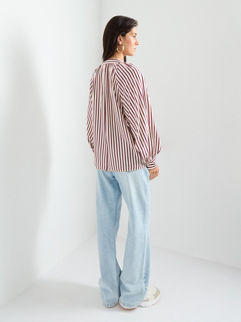 Chemisier rayé, MO Fashion Violet - Kiabi
