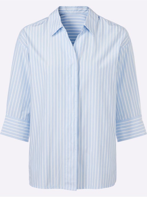 Chemisier Rayé Motif à Rayures Mode - Taille Standard - helline - Kiabi