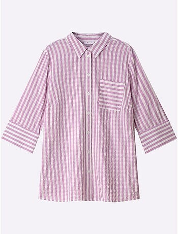 Chemisier Rayé Motif à Rayures Mode - Taille Standard - Sheego