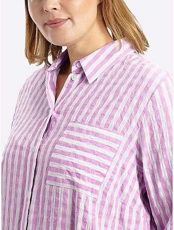 Chemisier Rayé Motif à Rayures Mode - Taille Standard - Sheego