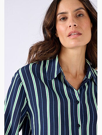 Chemisier rayé pure viscose - Damart