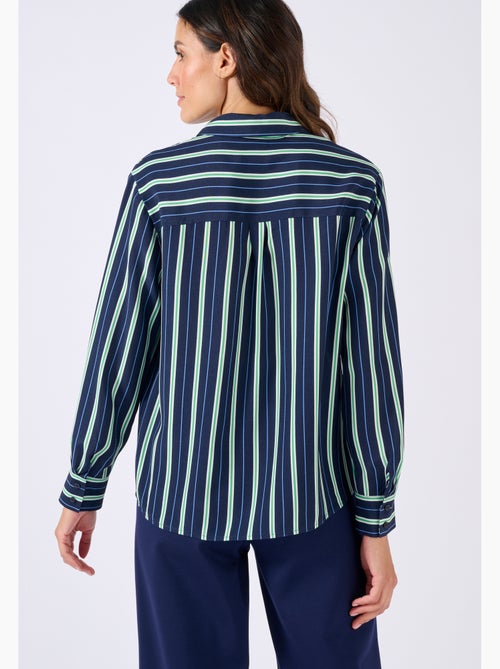 Chemisier rayé pure viscose - Damart - Kiabi