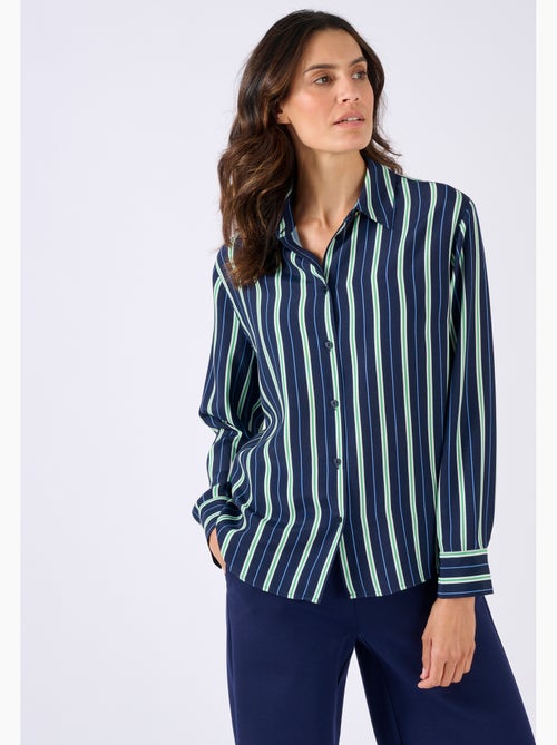 Chemisier rayé pure viscose - Damart - Kiabi