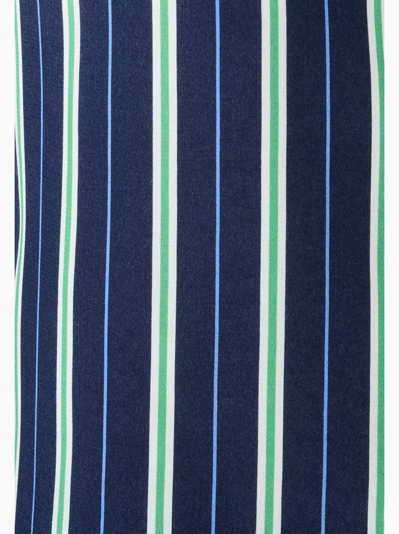 Chemisier rayé pure viscose - Damart Bleu - Kiabi