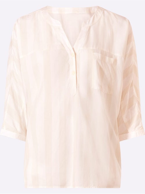 Chemisier Rayé Pure Viscose - Taille Standard - Helline - Kiabi