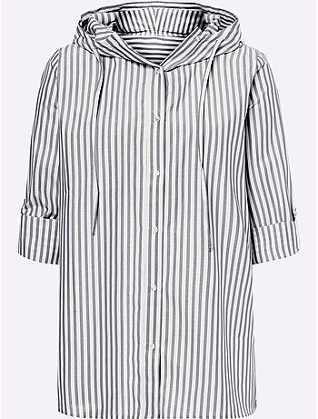 Chemisier Rayé Qualité Facile D'entretien - Taille Standard - helline