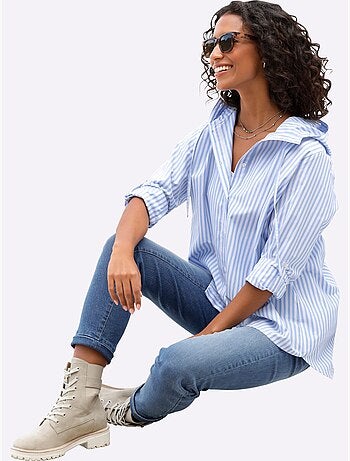 Chemisier Rayé Qualité Facile D'entretien - Taille Standard - helline