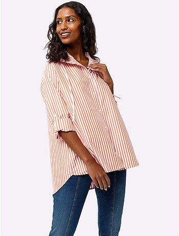 Chemisier Rayé Qualité Facile D'entretien - Taille Standard - helline