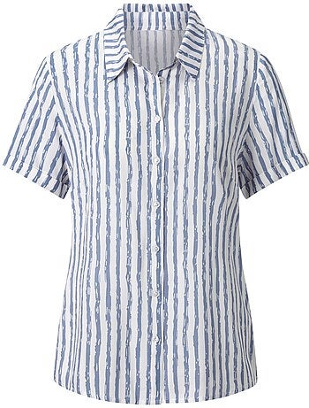 Chemisier Rayé Viscose Douce Et Fluide - Taille Standard - Witt