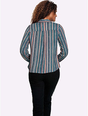 Chemisier Rayé Viscose (ecovero) - Taille Standard - Witt