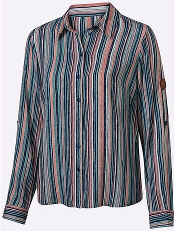 Chemisier Rayé Viscose (ecovero) - Taille Standard - Witt