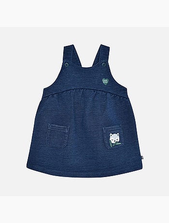 CHEMISIER ROBE BANDEAU MAE MOLLETON