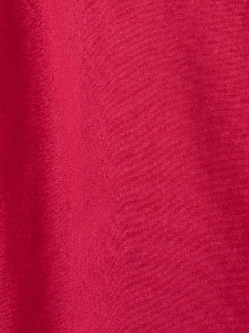 Chemisier sans manches en voile de coton - Damart Rouge - Kiabi