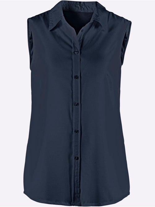 Chemisier Sans Manches Ourlet Légèrement Arrondi - Taille Standard - Moda Vilona - Kiabi