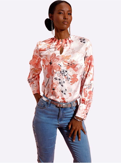 Chemisier Satin Mat élégant - Taille Standard - helline - Kiabi