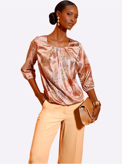 Chemisier Satin Mat élégant - Taille Standard - helline - Kiabi
