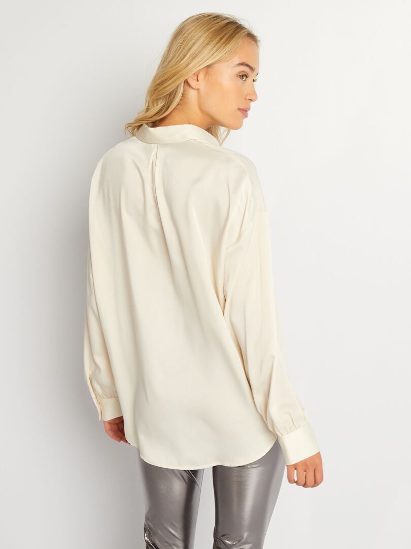 Chemisier Loft Ann Taylor fleurs manches longues fluide femme
