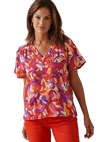 Chemisier smocks à l'encolure - DAXON