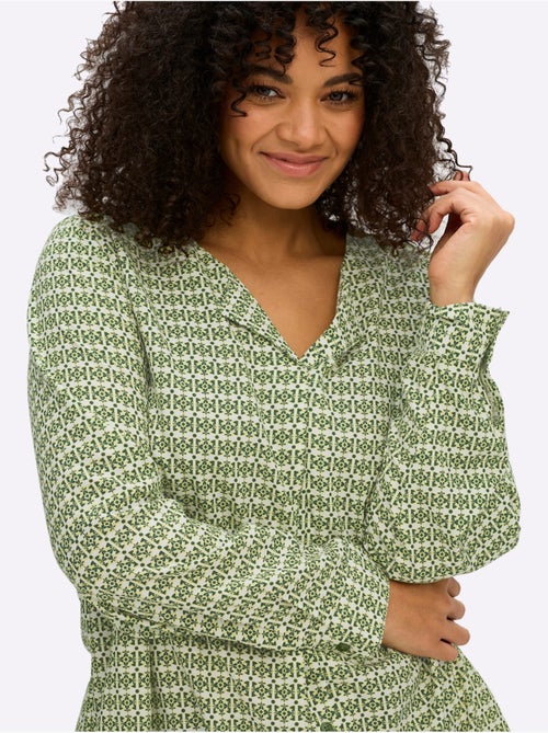 Chemisier Superbe Motif - Taille Standard - Sheego - Kiabi