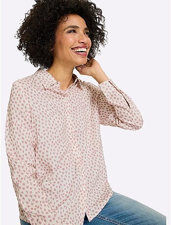 Chemisier Superbe Motif à Pois - Taille Standard - Helline