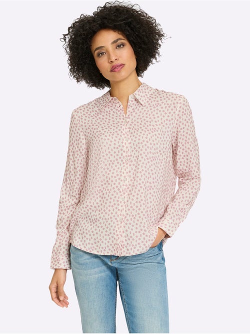 Chemisier Superbe Motif à Pois - Taille Standard - Helline - Kiabi