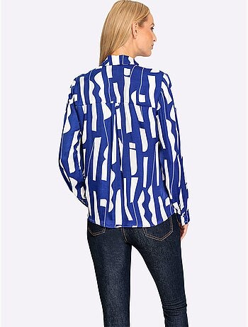 Chemisier Superbe Motif Graphique - Taille Standard - helline