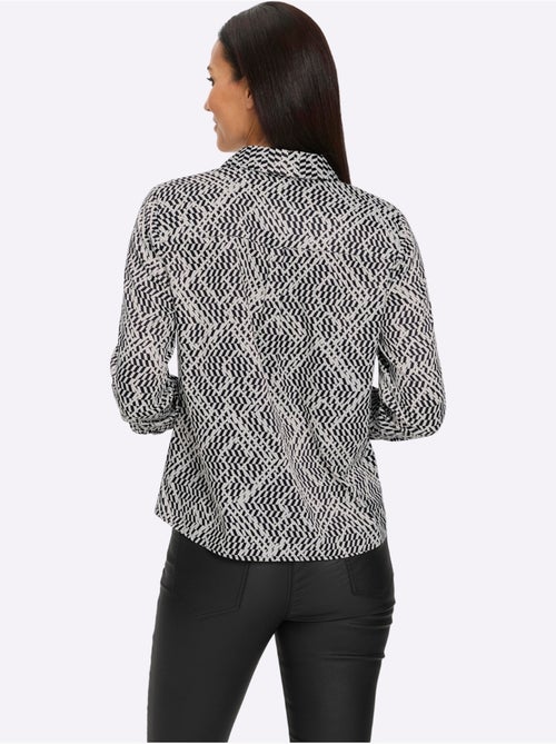 Chemisier Superbe Motif Graphique - Taille Standard - Helline - Kiabi Chemisier Superbe Motif Graphique - Taille Standard - Helline - Kiabi