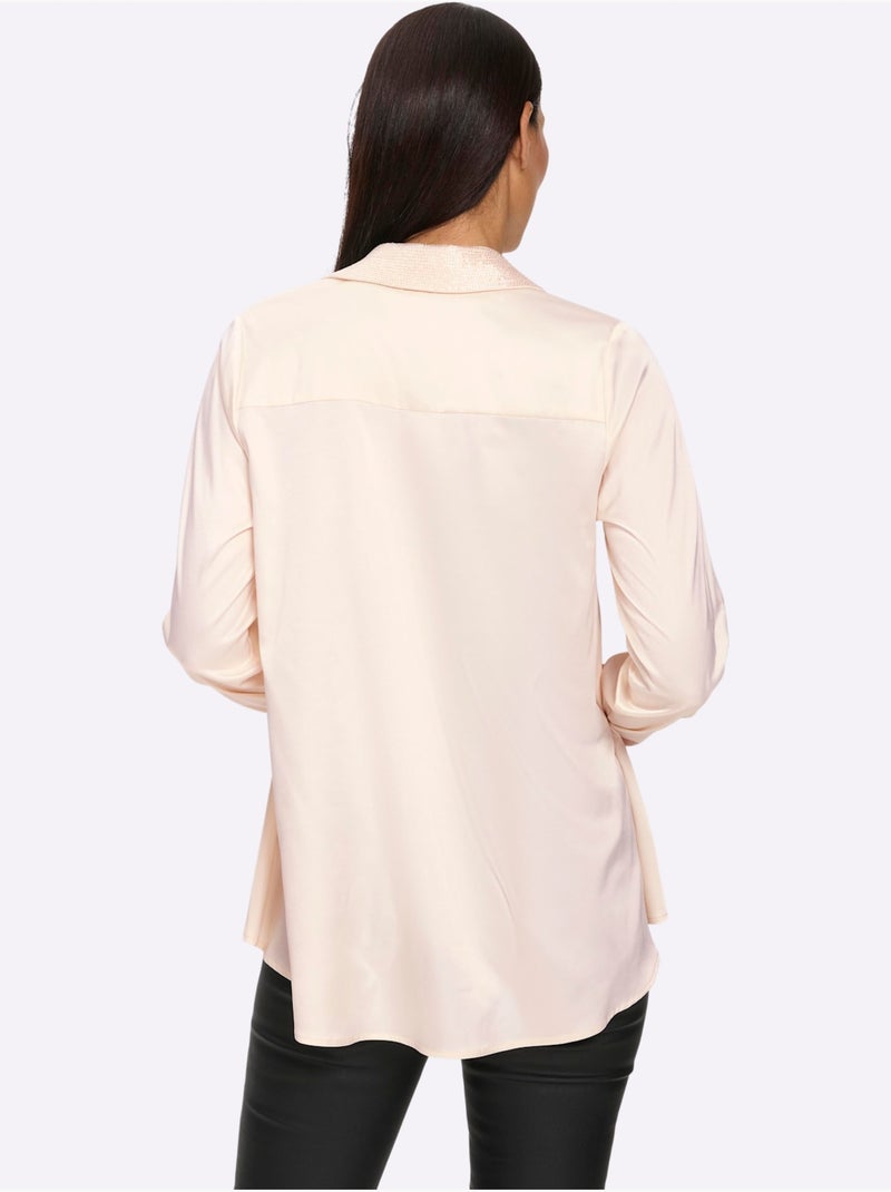 Chemisier Superbes Perles Fantaisie - Taille Standard - Helline Ivoire - Kiabi