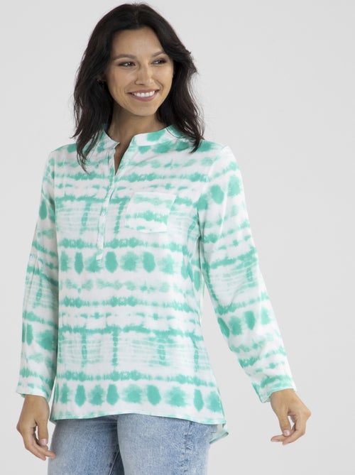 Chemisier Tropino Vert Chemisiers mao - Kiabi