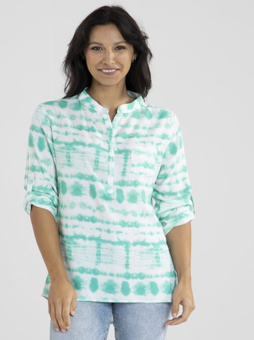 Chemisier Tropino Vert Chemisiers mao - Kiabi