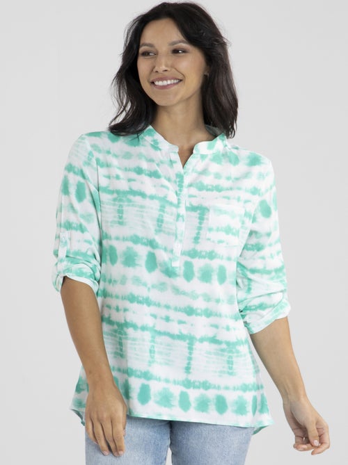 Chemisier Tropino Vert Chemisiers mao - Kiabi