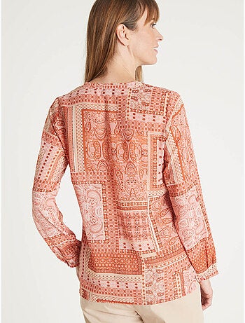 Chemisier tunique manches retroussables - DAXON