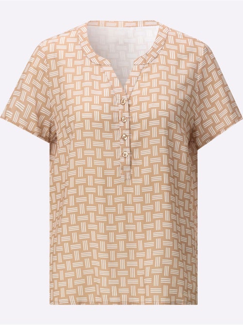Chemisier Viscose (ecovero) - Taille Standard - Witt - Kiabi Chemisier Viscose (ecovero) - Taille Standard - Witt - Kiabi