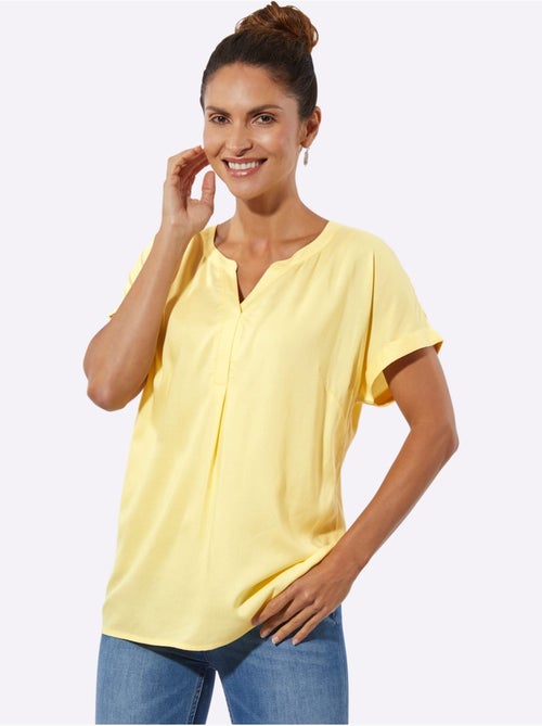 Chemisier Viscose (ecovero) - Taille Standard - Witt - Kiabi Chemisier Viscose (ecovero) - Taille Standard - Witt - Kiabi