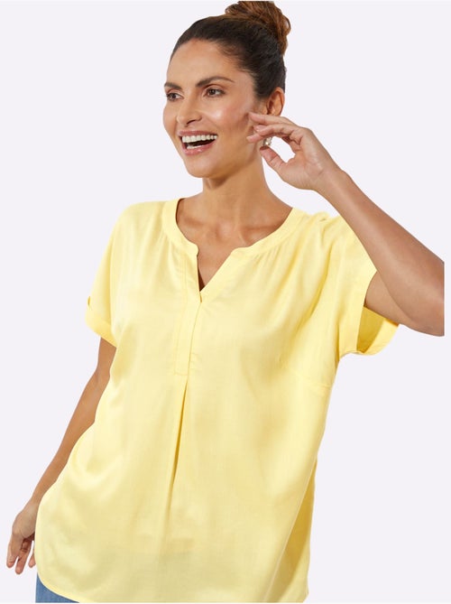 Chemisier Viscose (ecovero) - Taille Standard - Witt - Kiabi Chemisier Viscose (ecovero) - Taille Standard - Witt - Kiabi