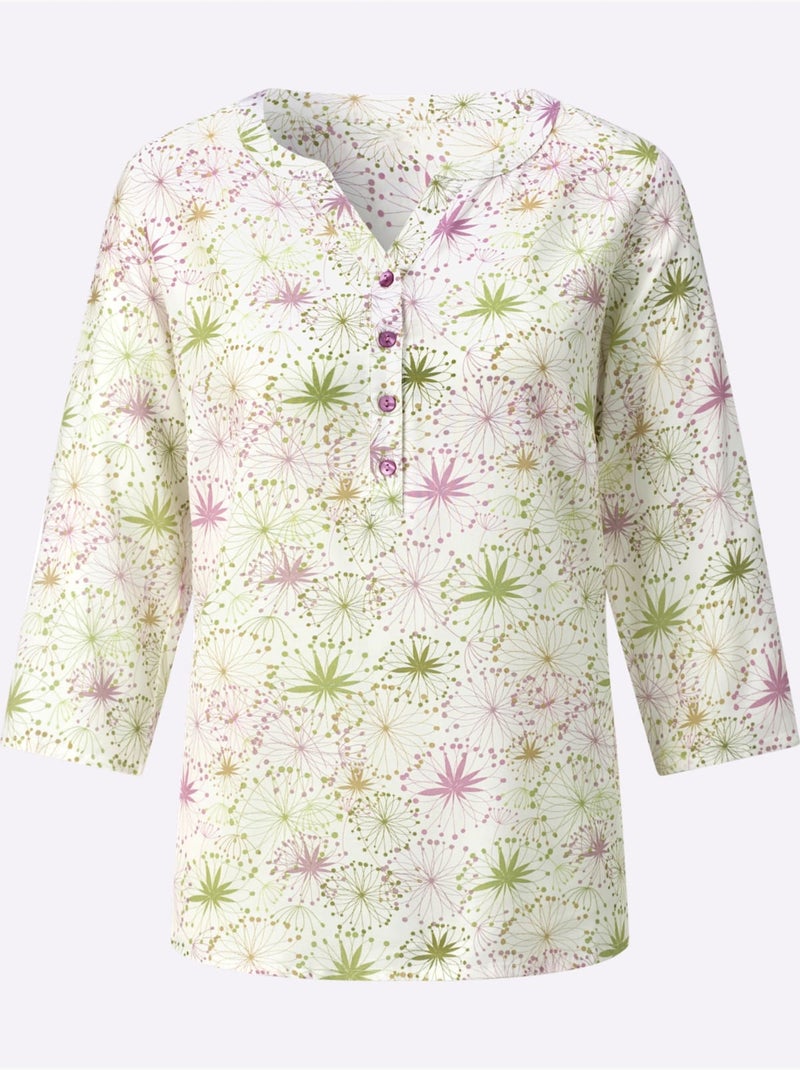 Chemisier Viscose (ecovero) - Taille Standard - Witt Mauve - Kiabi