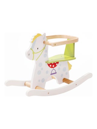 Cheval à bascule avec anneau de protection pour bébé dès 1 an 'Roba kleine racker'
