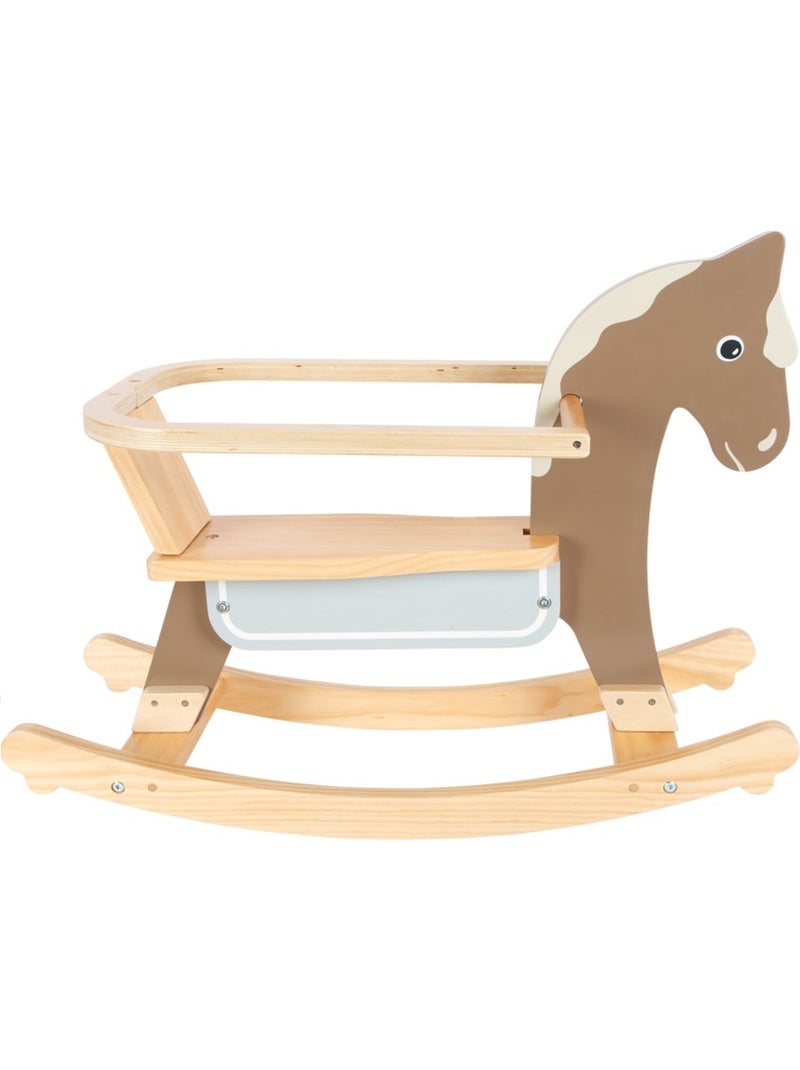 Cheval à bascule avec siège Marron - Kiabi