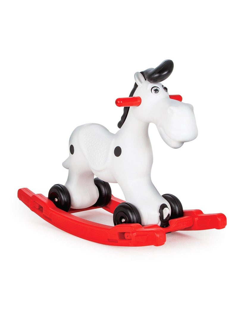 Cheval à bascule Bob Gallop rouge Blanc - Kiabi