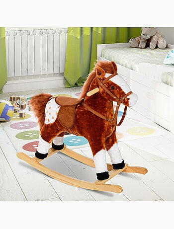 Cheval à bascule cowboy avec effet sonore