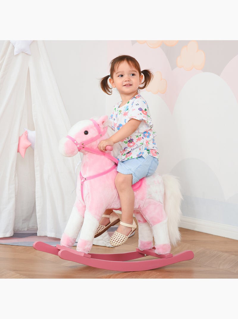 Cheval à bascule cowboy avec effet sonore Rose - Kiabi