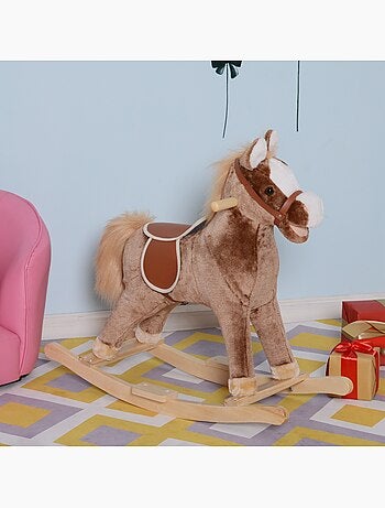 Cheval à bascule cowboy