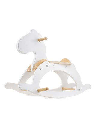Cheval à Bascule en bois Charge max 50 Kg - Animal à Bascule, Porteur +12 mois