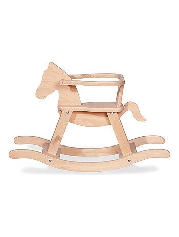 Cheval à bascule en bois Nature
