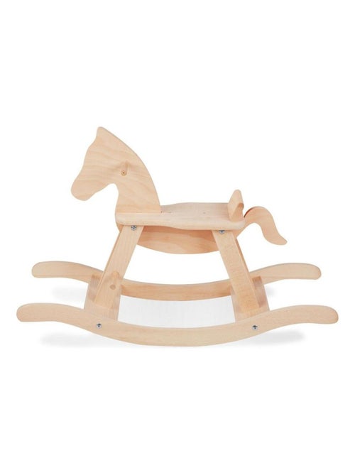 Cheval à bascule en bois Nature - Kiabi Cheval à bascule en bois Nature - Kiabi