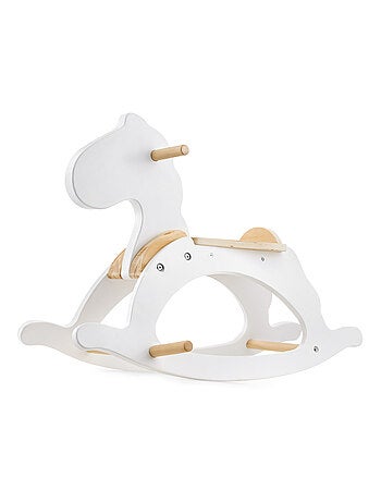 Cheval à bascule en bois porteur dès 12 mois mamabrum