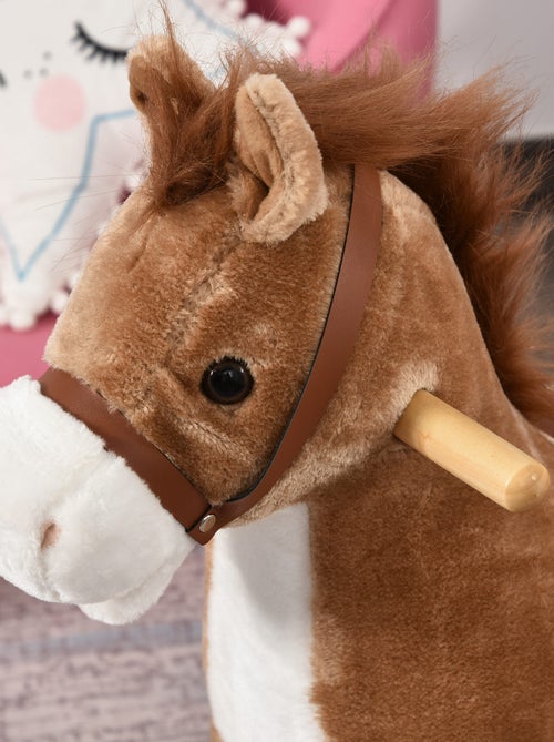 Cheval à bascule enfant bois de peuplier - Kiabi Cheval à bascule enfant bois de peuplier - Kiabi