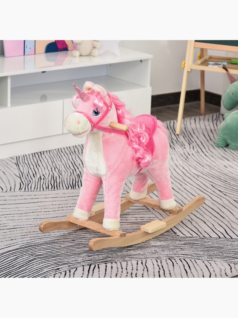 Cheval à bascule modèle licorne Rose - Kiabi